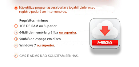 Requisitos de instalação mu onliine.